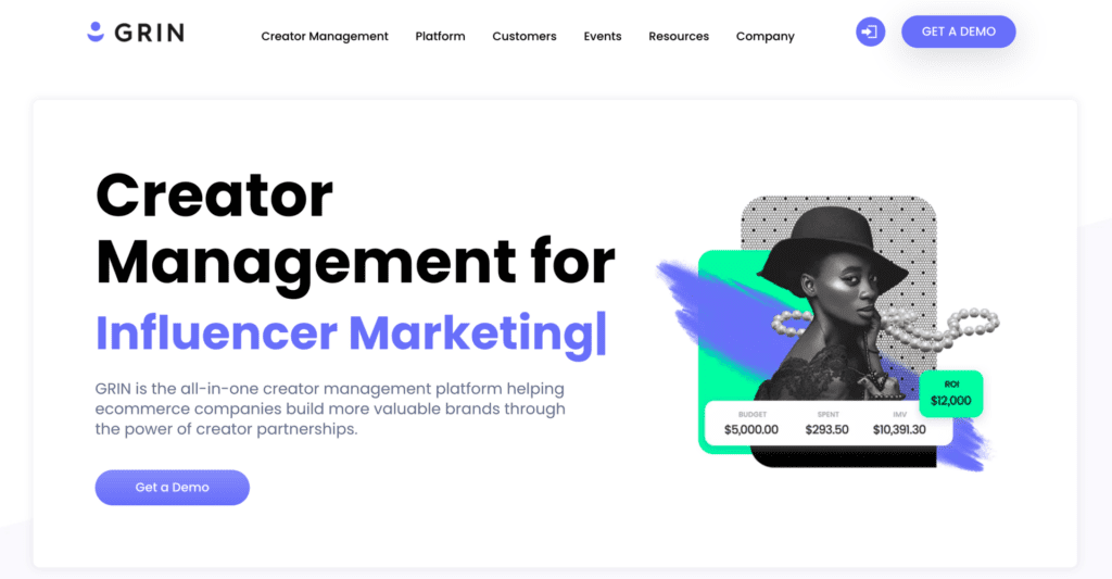 Grin influencer marketing tools
