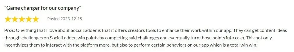SocialLadder Receives Top Performer Award from SourceForge: Revolutionizing Brand Ambassador Programs