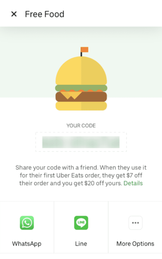 Ubereats referral program